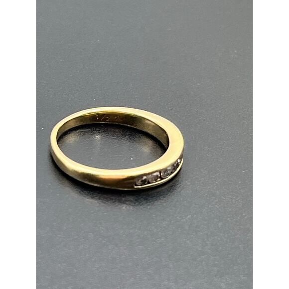 Vintage 14K Gold Designer Diamond
Wedding Band Ring 1/2 TW Sz
8.5 Channel Set - Picture 11 of 16